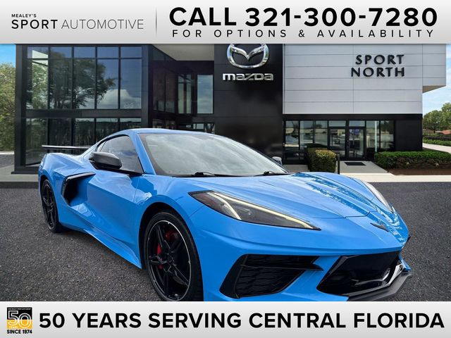 Rapid Blue 2023 Chevrolet Corvette Coupe Rear-Wheel Drive 8-Speed Dual Clutch