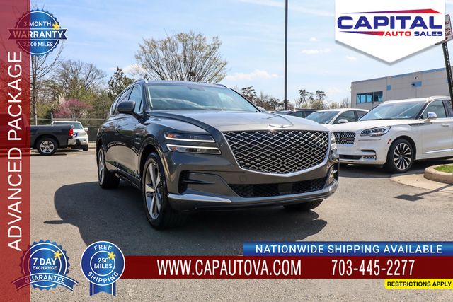 Himalayan Gray 2021 Genesis GV80 2.5T Advanced AWD SUV / Crossover 8-Speed Automatic