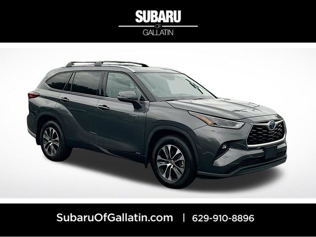 Magnetic Gray Metallic 2021 Toyota Highlander Hybrid SUV / Crossover All-Wheel Drive Continuously Variable Transmission