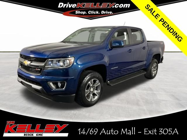Pacific Blue Metallic 2019 Chevrolet Colorado Pickup Truck Four-Wheel Drive 8-Speed Automatic