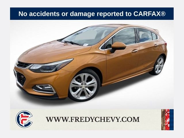 Orange Burst Metallic 2017 Chevrolet Cruze Premier Hatchback FWD Hatchback Front-Wheel Drive 6-Speed Automatic
