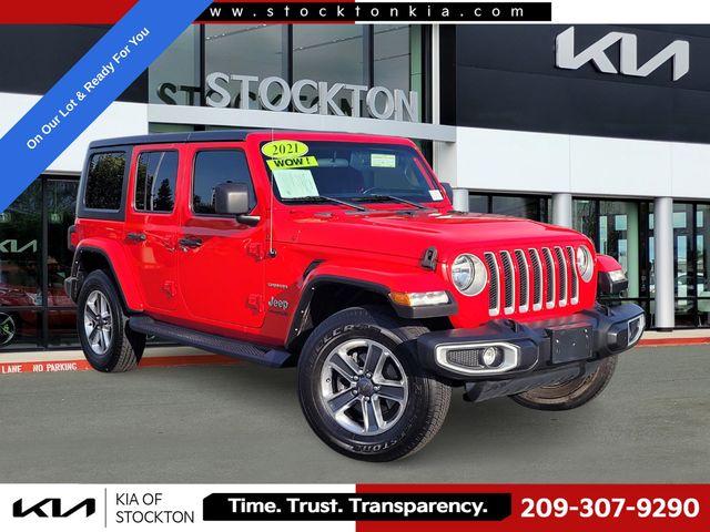 Firecracker Red Clearcoat 2021 Jeep Wrangler SUV / Crossover Four-Wheel Drive 8-Speed Automatic