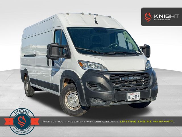 Bright White Clearcoat 2023 RAM ProMaster 2500 159 High Roof Cargo Van FWD Van Front-Wheel Drive 9-Speed Automatic