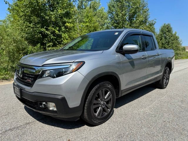 Lunar Silver Metallic 2018 Honda Ridgeline Pickup Truck All-Wheel Drive 6-Speed Automatic