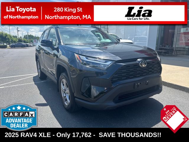 Midnight Black Metallic 2025 Toyota RAV4 SUV / Crossover All-Wheel Drive 8-Speed Automatic