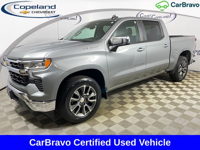 Sterling Gray Metallic 2023 Chevrolet Silverado 1500 Pickup Truck Four-Wheel Drive 8-Speed Automatic