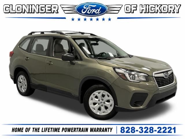 Jasper Green Metallic 2019 Subaru Forester SUV / Crossover All-Wheel Drive Continuously Variable Transmission