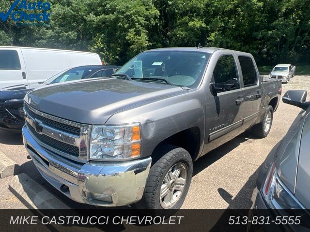 Graystone Metallic 2012 Chevrolet Silverado 1500 Pickup Truck Four-Wheel Drive 6-Speed Automatic Overdrive