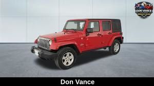 Flame Red Clearcoat 2014 Jeep Wrangler Unlimited Sahara 4WD SUV / Crossover Four-Wheel Drive 5-Speed Automatic