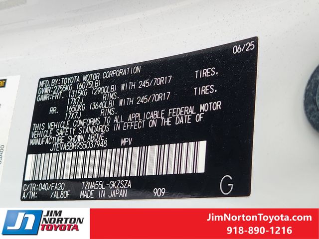 Used 2025 Toyota 4Runner SUV