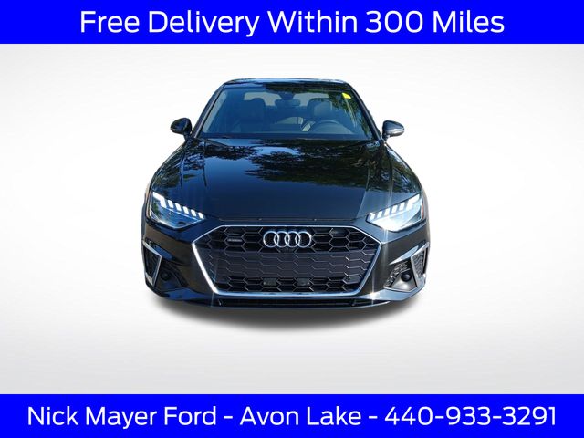Mythos Black Metallic 2024 Audi A4 Sedan All-Wheel Drive 7-Speed Automatic