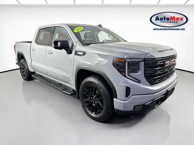 Gray 2024 GMC Sierra 1500 Elevation Crew Cab 4WD Pickup Truck Four-Wheel Drive Automatic