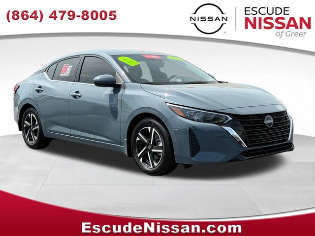 Atlantic Gray Metallic 2025 Nissan Sentra SV FWD Sedan Front-Wheel Drive Continuously Variable Transmission