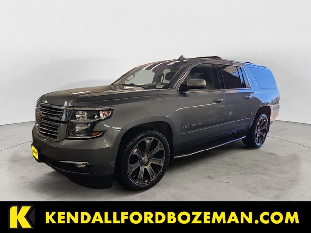 Gray (Steel Metallic) 2019 Chevrolet Suburban 1500 Premier 4WD SUV / Crossover Four-Wheel Drive 6-Speed Automatic Overdrive
