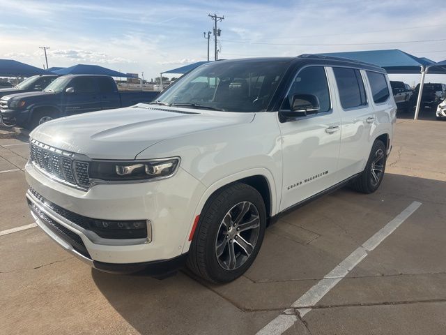 Bright White Clearcoat 2023 Jeep Grand Wagoneer 4WD SUV / Crossover Four-Wheel Drive 8-Speed Automatic