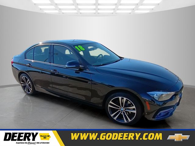 Black Sapphire Metallic 2018 BMW 3 Series Sedan All-Wheel Drive 8-Speed Automatic