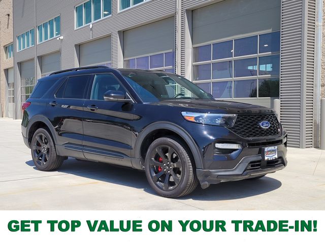 Black Metallic 2024 Ford Explorer SUV / Crossover All-Wheel Drive Automatic
