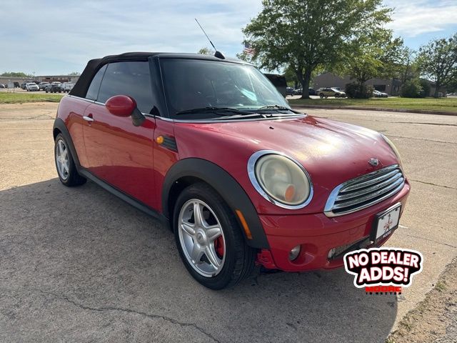 Chili Red 2009 MINI Cooper Base Convertible Convertible Front-Wheel Drive 6-Speed Manual