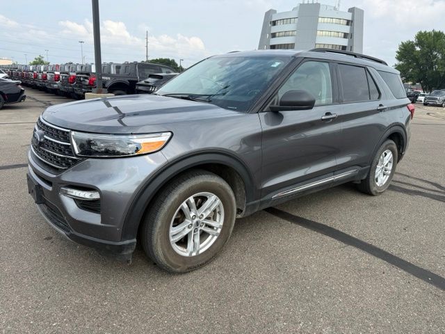2022 Carbonized Gray Metallic Ford Explorer XLT 4X4 SUV
