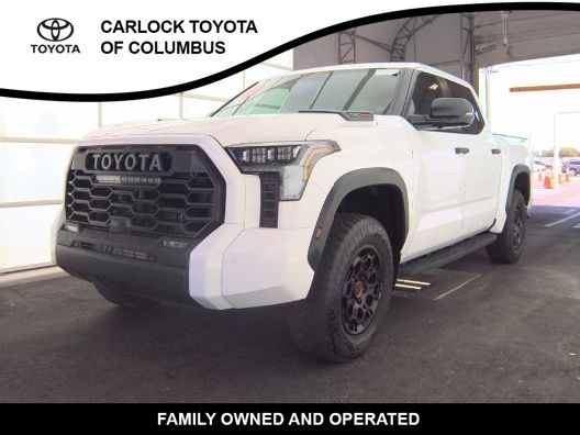 White (Wind Chill Pearl) 2025 Toyota Tundra Hybrid TRD Pro HV CrewMax Cab 4WD Pickup Truck Four-Wheel Drive Automatic