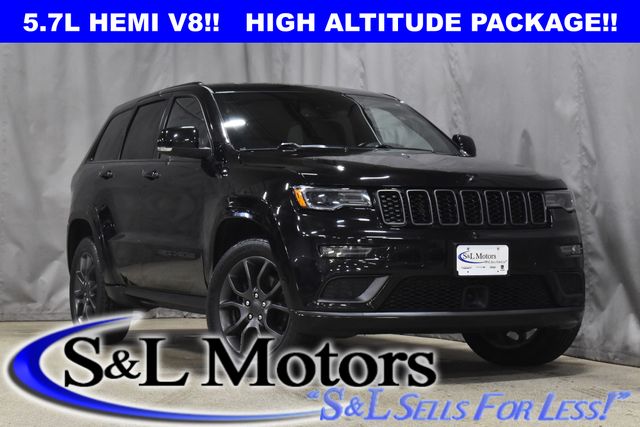 Diamond Black Crystal Pearlcoat 2020 Jeep Grand Cherokee High Altitude 4WD SUV / Crossover Four-Wheel Drive 8-Speed Automatic