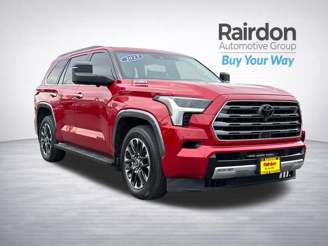 Supersonic Red 2023 Toyota Sequoia Limited 4WD SUV / Crossover Four-Wheel Drive Automatic