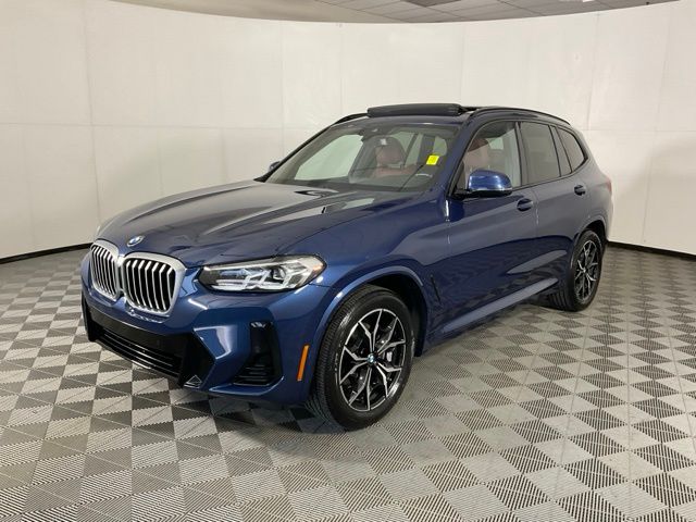 Phytonic Blue Metallic 2022 BMW X3 xDrive30i AWD SUV / Crossover All-Wheel Drive 8-Speed Automatic
