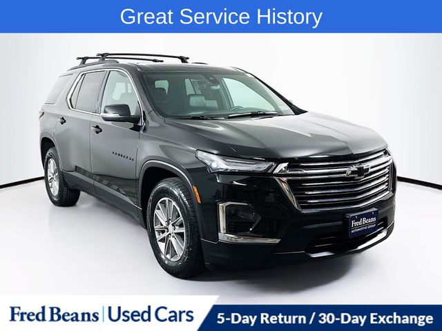Mosaic Black Metallic 2023 Chevrolet Traverse SUV / Crossover Four-Wheel Drive 9-Speed Automatic