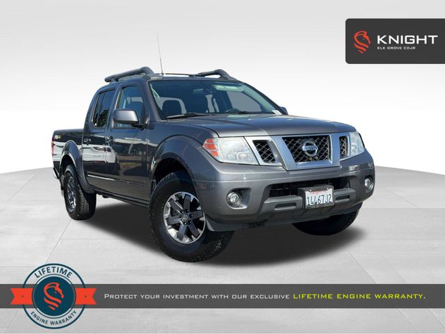 Gray (Gun Metallic) 2017 Nissan Frontier Pickup Truck Four-Wheel Drive 5-Speed Automatic Overdrive