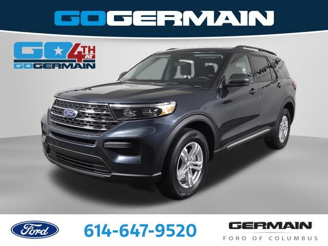 Blue Metallic 2023 Ford Explorer SUV / Crossover All-Wheel Drive Automatic