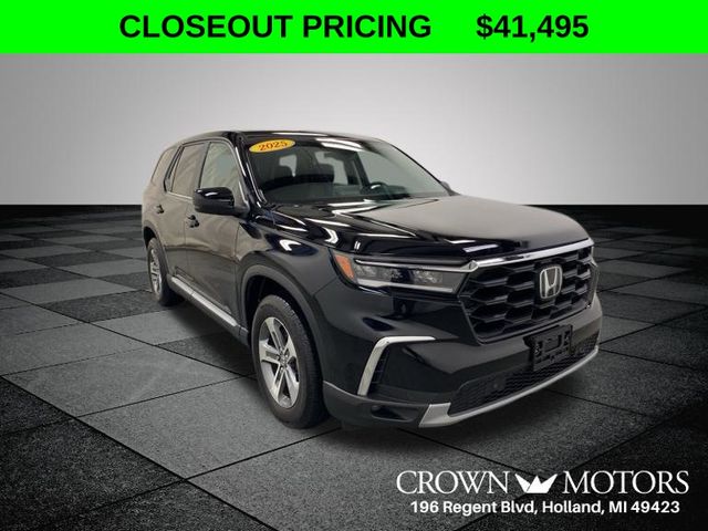 Jet Black 2025 Honda Pilot EX-L AWD SUV / Crossover All-Wheel Drive Automatic