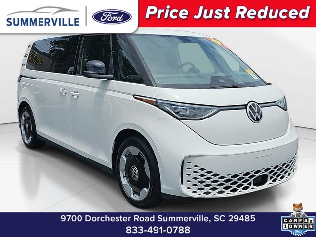 Candy White 2025 Volkswagen ID.Buzz Pro S RWD Minivan Rear-Wheel Drive Automatic