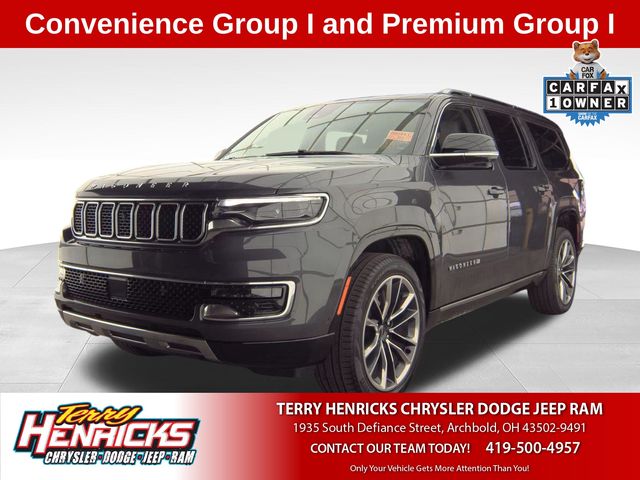 Baltic Gray Metallic Clearcoat 2024 Jeep Wagoneer L SUV / Crossover Four-Wheel Drive 8-Speed Automatic
