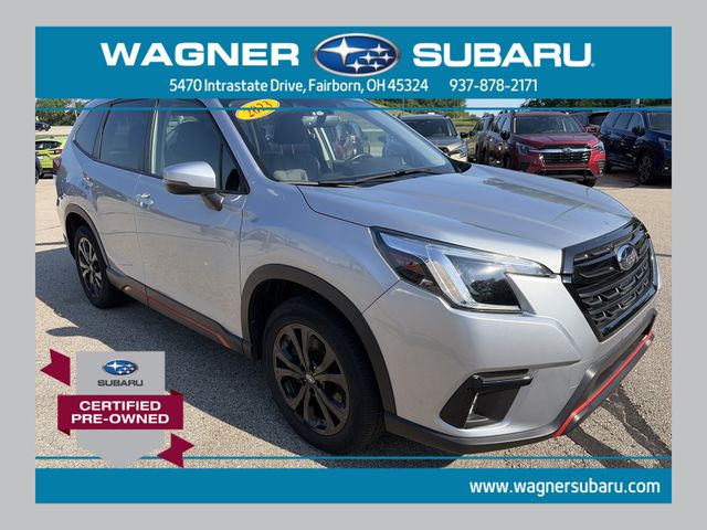Ice Silver Metallic 2023 Subaru Forester SUV / Crossover All-Wheel Drive Continuously Variable Transmission