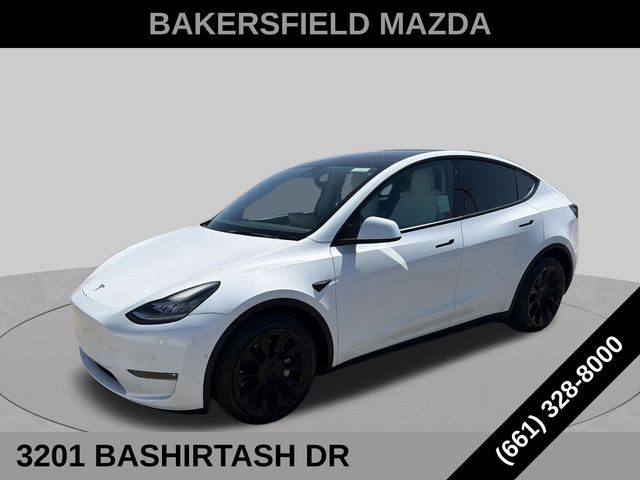 Pearl White Multi-Coat 2022 Tesla Model Y SUV / Crossover All-Wheel Drive 1-Speed Automatic