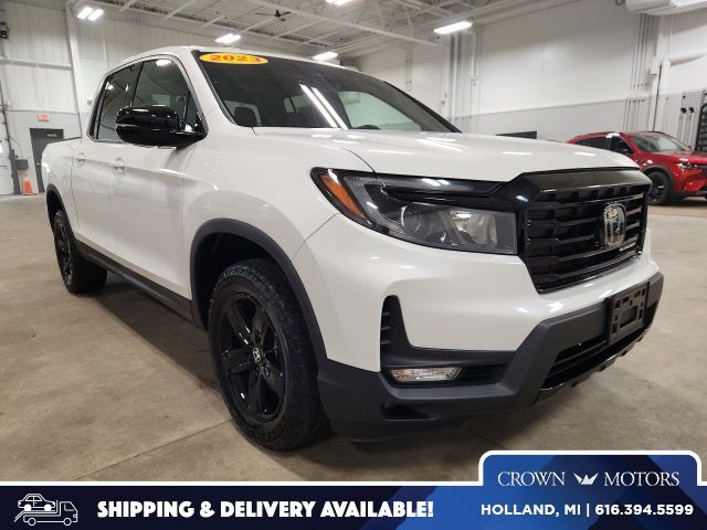 Platinum White Pearl 2023 Honda Ridgeline Pickup Truck All-Wheel Drive 9-Speed Automatic