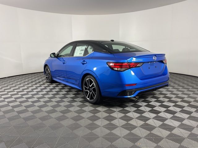 2025 Electric Blue Metallic/Super Black Nissan Sentra SR FWD Sedan
