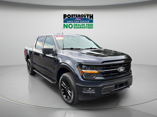 Blue Metallic 2025 Ford F-150 Pickup Truck Four-Wheel Drive Automatic