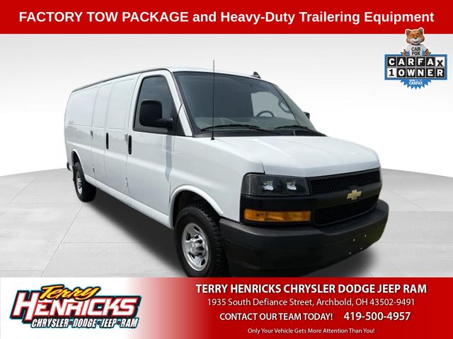 Summit White 2023 Chevrolet Express Cargo Van Rear-Wheel Drive 8-Speed Automatic Overdrive