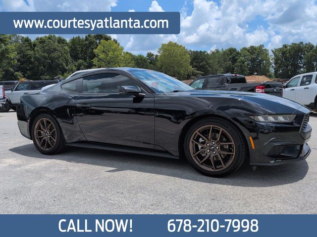 Shadow Black 2024 Ford Mustang Coupe Rear-Wheel Drive Automatic
