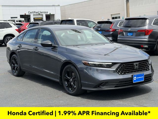 Meteorite Gray Metallic 2025 Honda Accord Sedan Front-Wheel Drive Continuously Variable Transmission