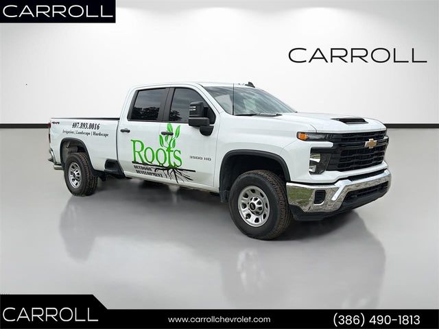 Summit White 2024 Chevrolet Silverado 3500HD Pickup Truck Four-Wheel Drive Automatic
