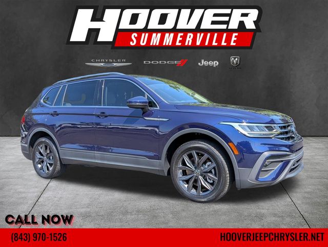 Atlantic Blue Metallic 2023 Volkswagen Tiguan SUV / Crossover Front-Wheel Drive 8-Speed Automatic