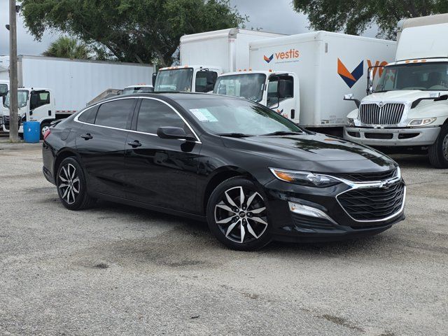 Black Metallic 2024 Chevrolet Malibu RS FWD Sedan Front-Wheel Drive Continuously Variable Transmission