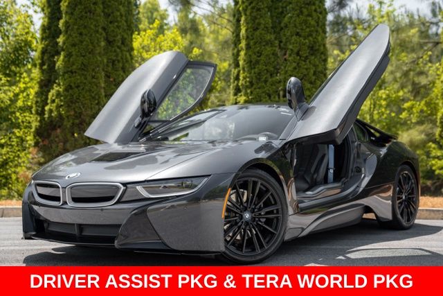 Sophisto Gray Metallic w/Frozen Gray Accent 2020 BMW i8 Coupe All-Wheel Drive 6-Speed Automatic