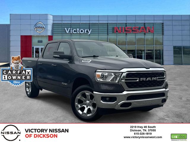 Crystal Metallic 2022 RAM 1500 Pickup Truck Four-Wheel Drive 8-Speed Automatic