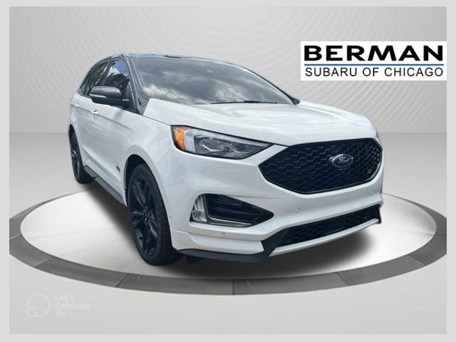 White Metallic 2021 Ford Edge ST AWD SUV / Crossover All-Wheel Drive 7-Speed Automatic