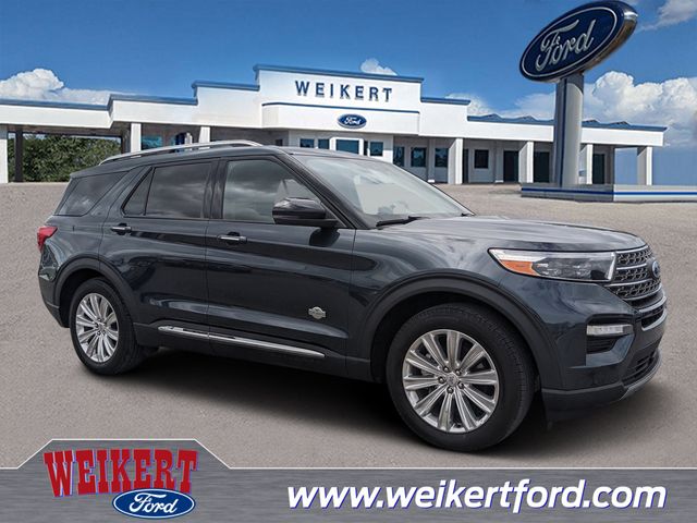 Blue Metallic 2023 Ford Explorer King Ranch RWD SUV / Crossover Rear-Wheel Drive Automatic