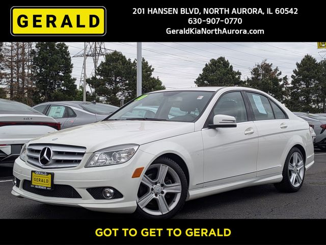 White 2010 Mercedes-Benz C-Class Sedan 7-Speed Automatic