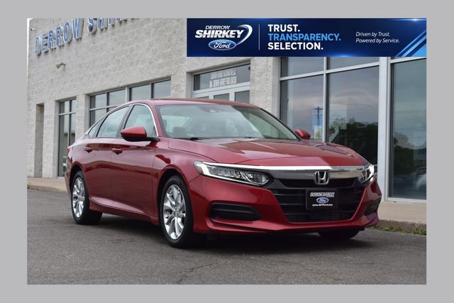 Radiant Red Metallic 2018 Honda Accord Sedan Front-Wheel Drive Continuously Variable Transmission